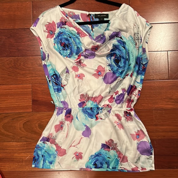 ST JOHN Silk Blouse - Picture 6 of 7